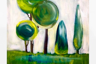 Paint Nite: Gumdrop Green Trees
